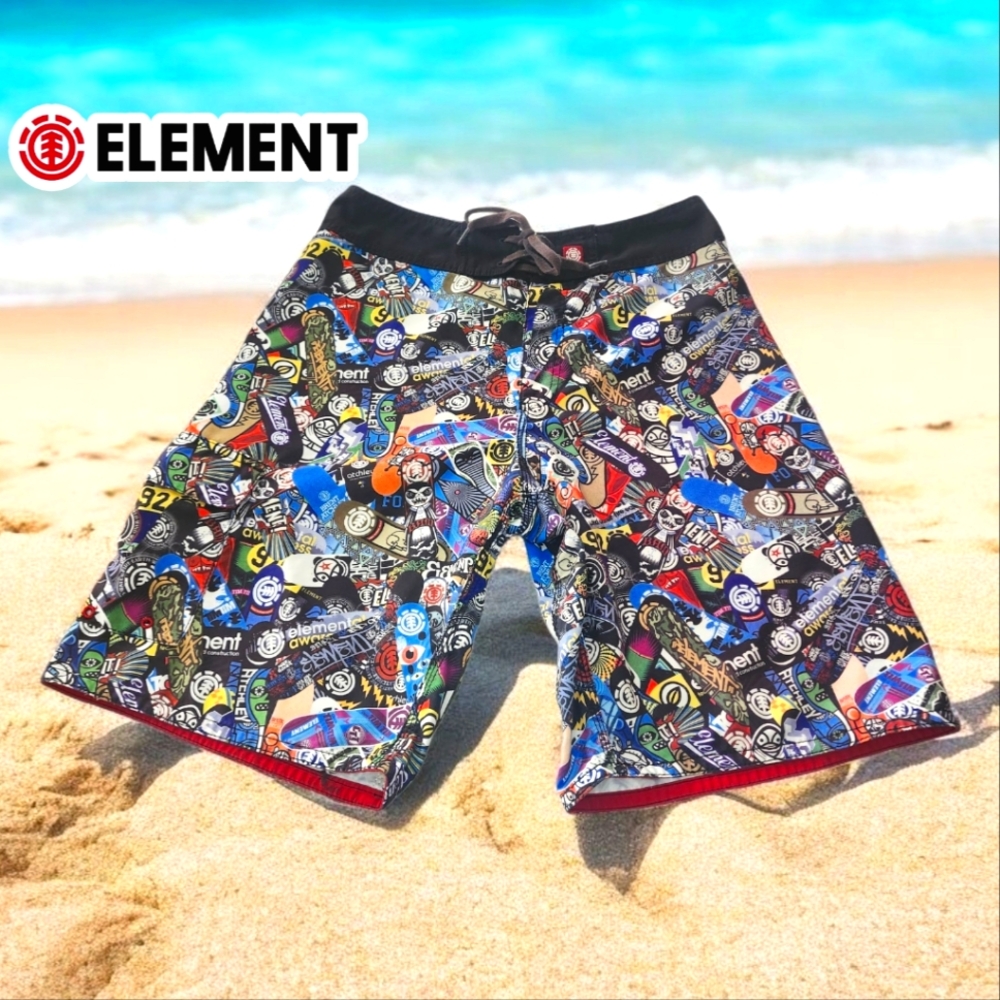 ELEMENT Multi Graphic Boardshorts - 32